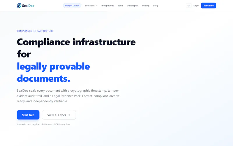 SealDoc — independently verifiable screenshot 1