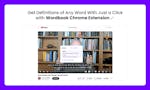 Wordbook YT E-Learning Chrome Extension image