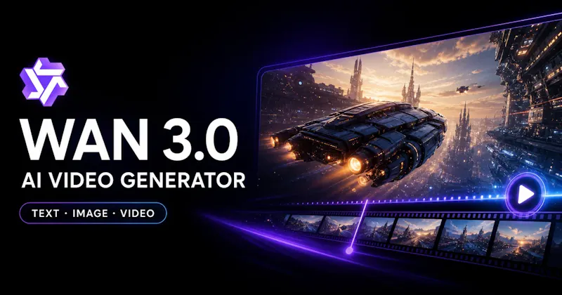 Wan 3.0 AI Video Generator screenshot 1