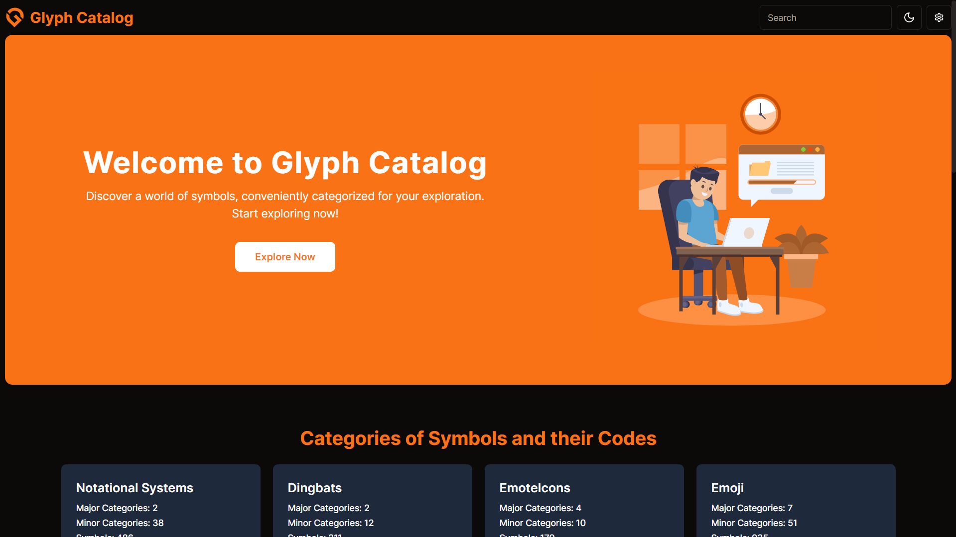 startuptile Glyph Catalog-Your go-to Unicode Alt code & Hex code catalog