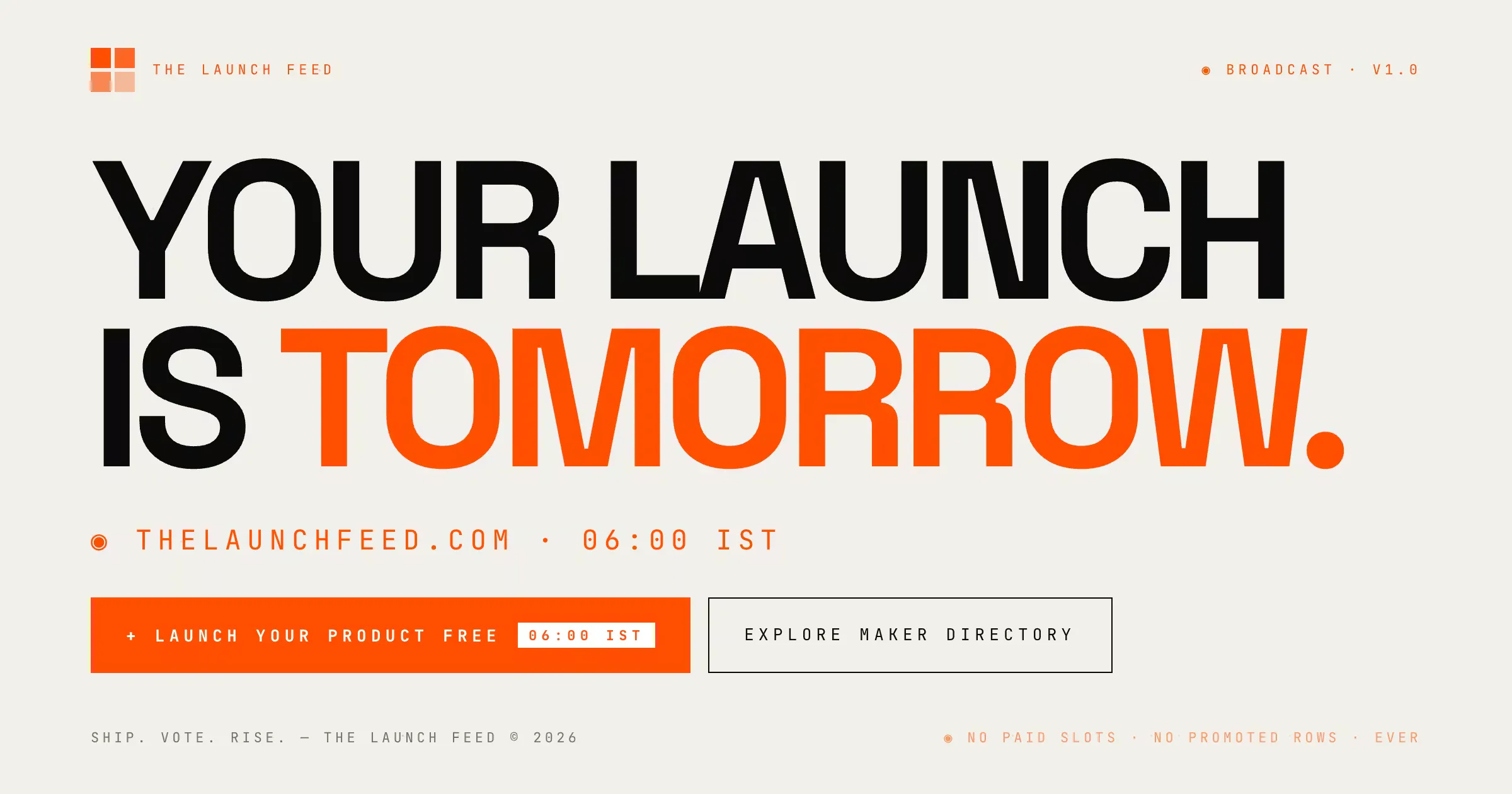 The Launch Feed gallery image