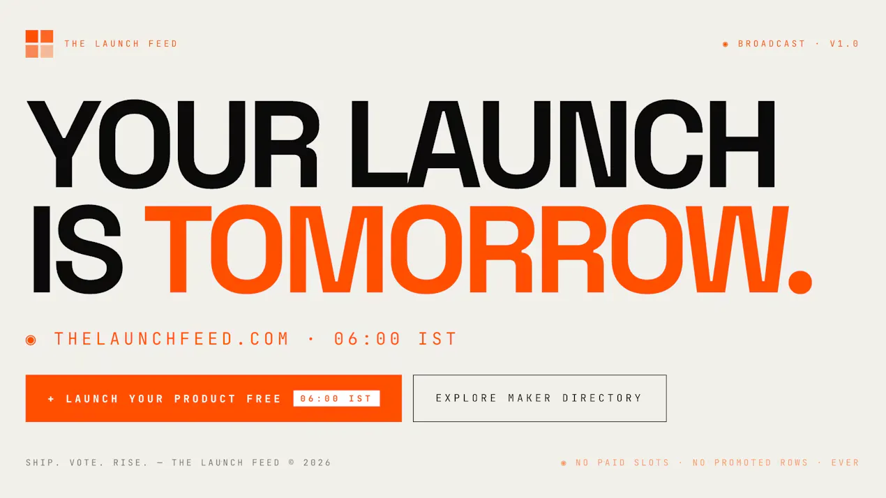 The Launch Feed product