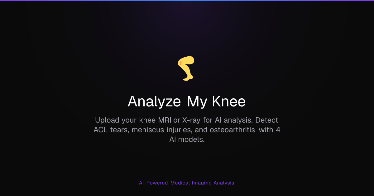 Analyze My Knee gallery image