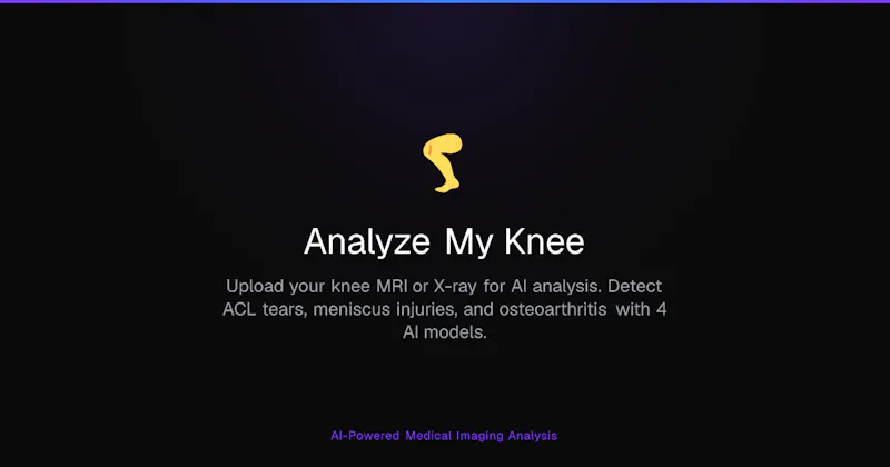 Analyze My Knee screenshot 1