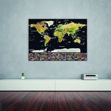 Scratch off world map gallery image