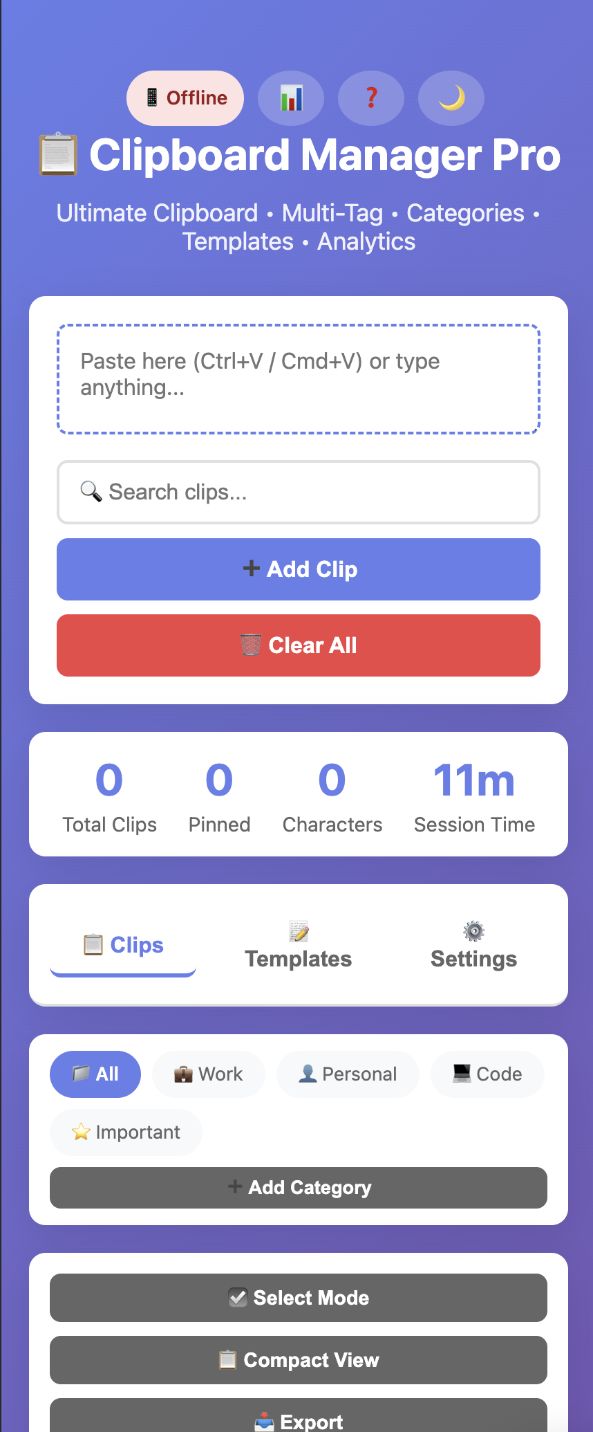 Live Clipboard Manager Pro - Screenshot 3 preview