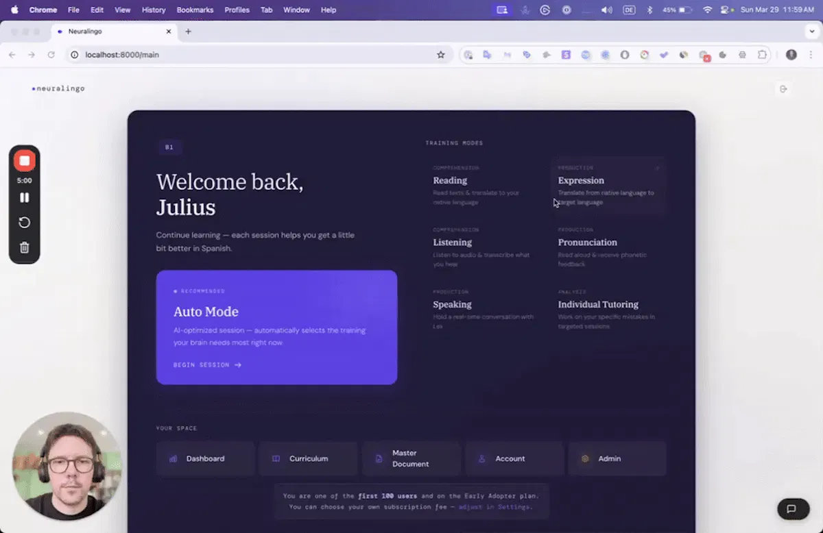 Neuralingo Language Learning