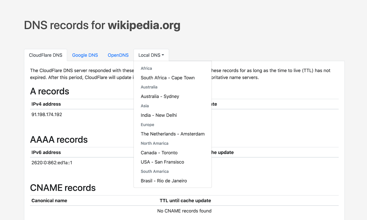 NsLookup - A simple and powerful tool for querying DNS ...