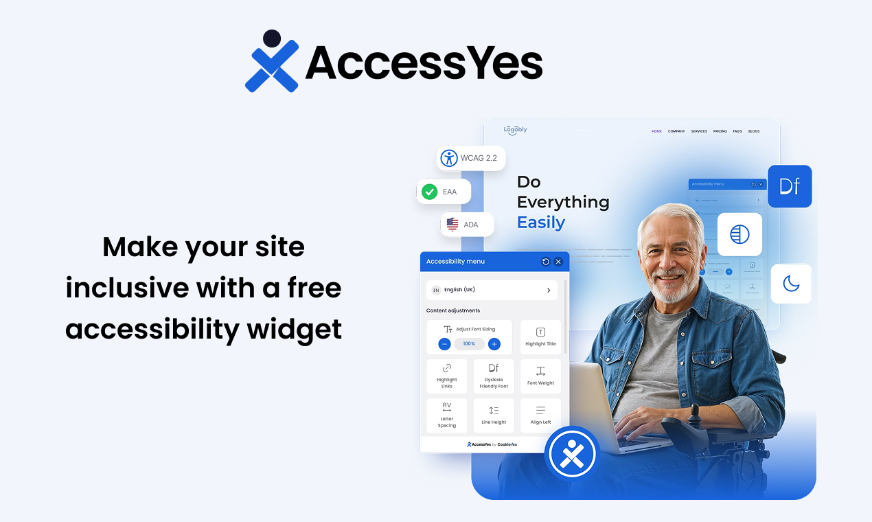 Widget de accesibilidad de accesorios - Widget de accesibilidad para cualquier sitio web media 1