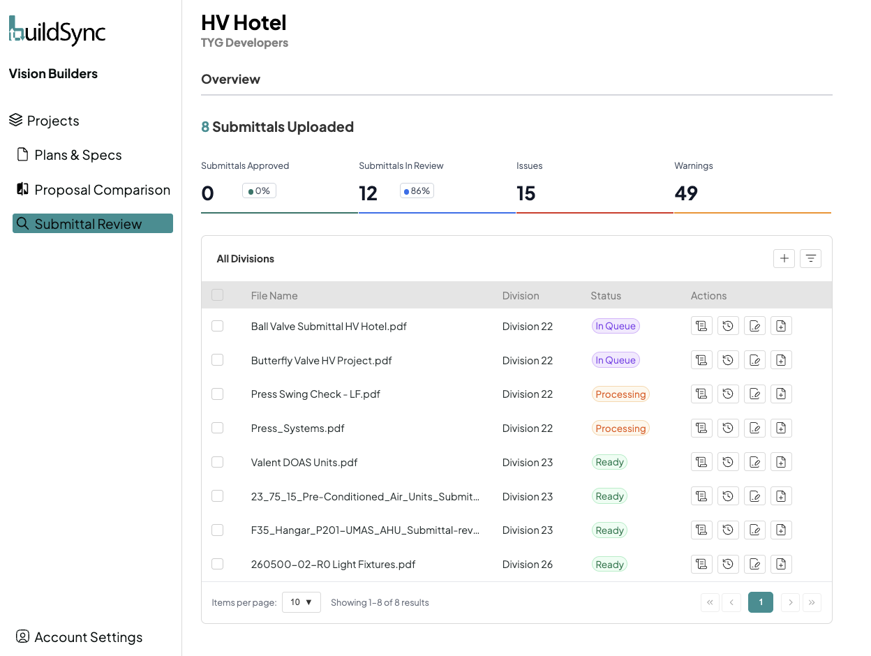 BuildSync - Screenshot 3 showing product features and functionality