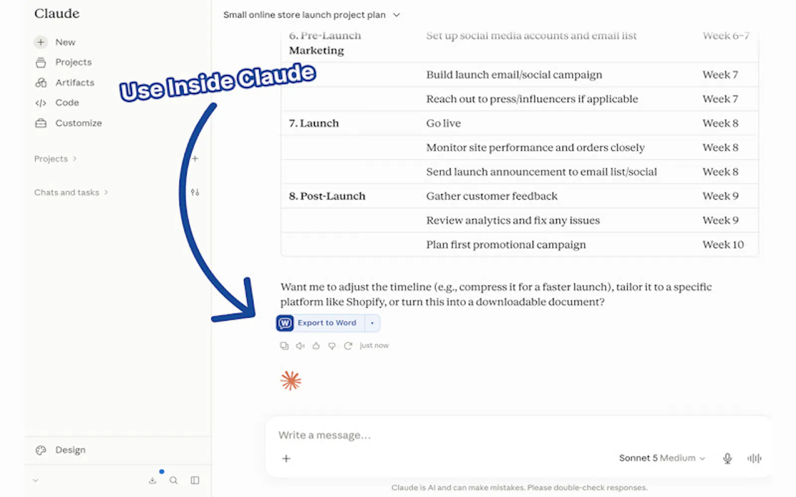 ChatToWord screenshot 2