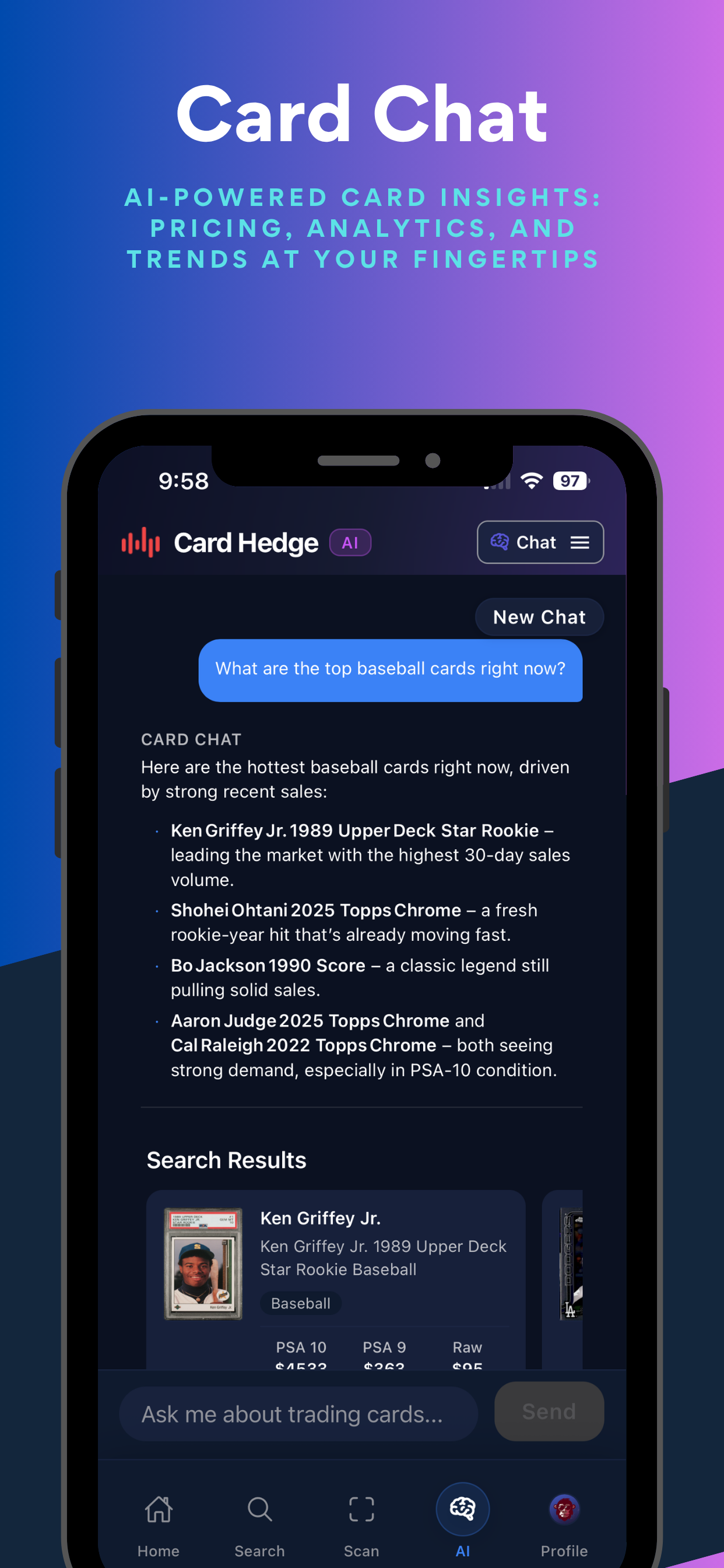 Card Hedge AI Sports & TCG Price Guide gallery image