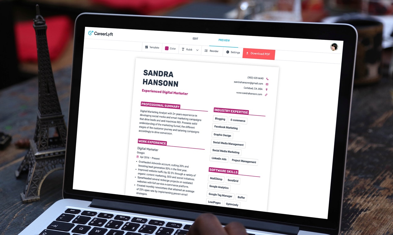CareerLyft Resume Builder gallery image