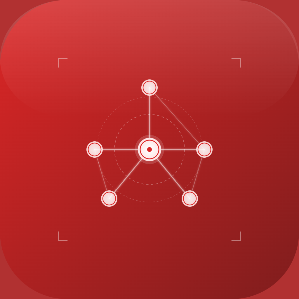 Red Grid Link - Product Hunt launch logo and brand identity