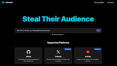 FollowNet: Steal their Audience gallery image