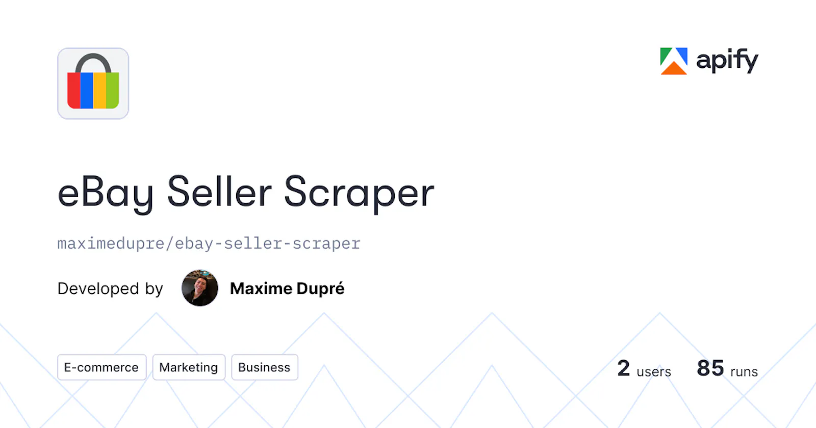 eBay Seller Scraper screenshot 1