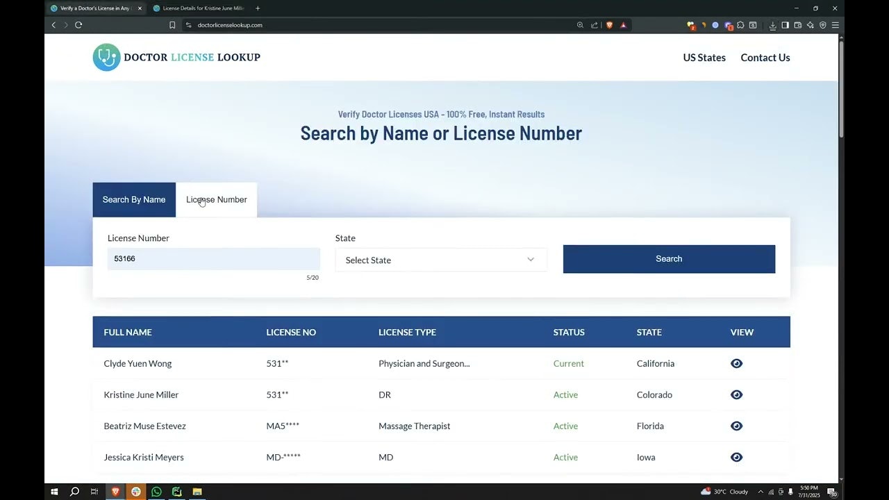 Doctor License Lookup gallery image