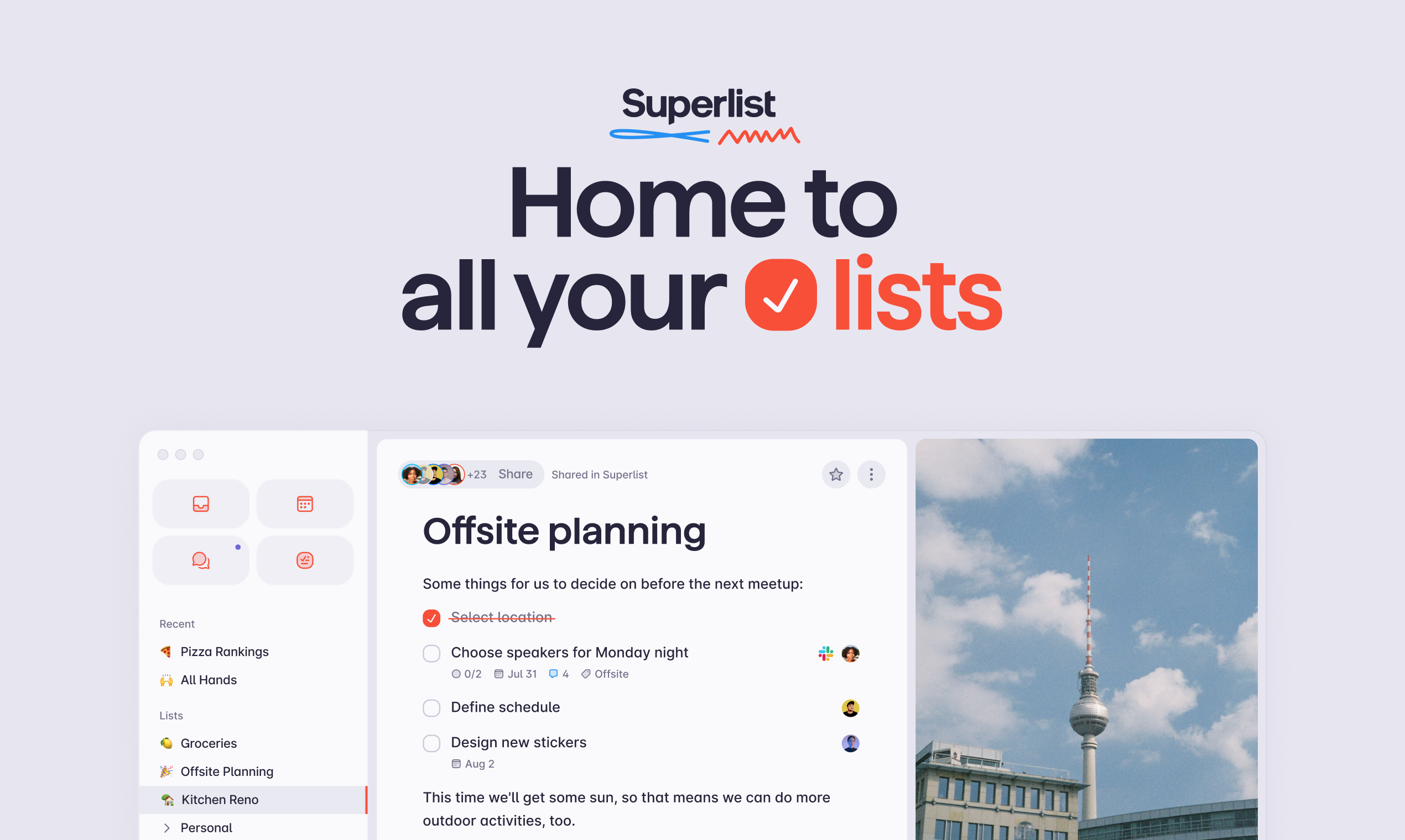 Mídia 2 de Superlist - Lar de todas as suas listas