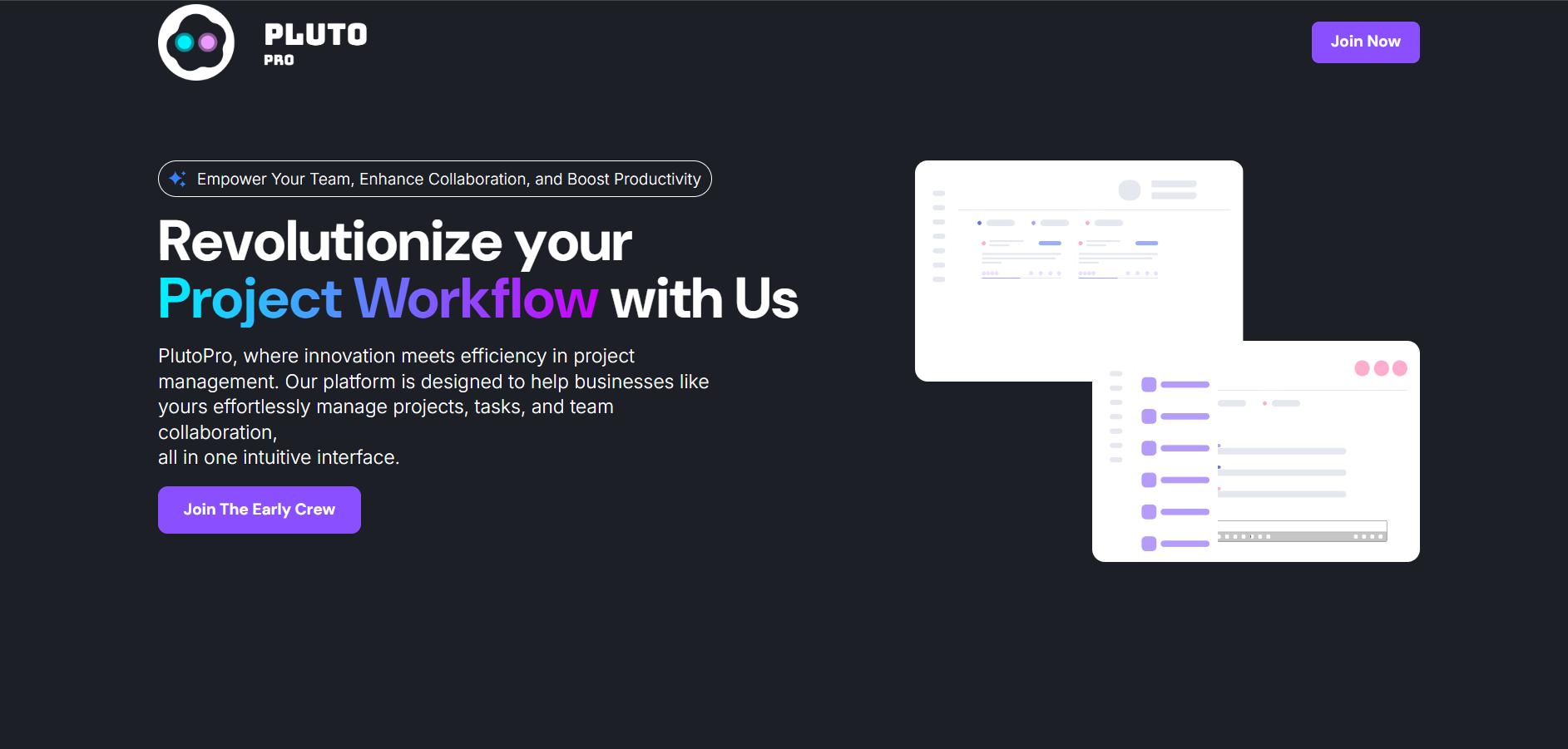 Mídia 1 de PlutoPro-A NOVO Maneira de gerenciar projetos