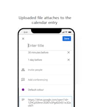 Attachment to Calendar events (Android) gallery image