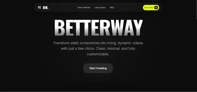 BetterWay screenshot 1