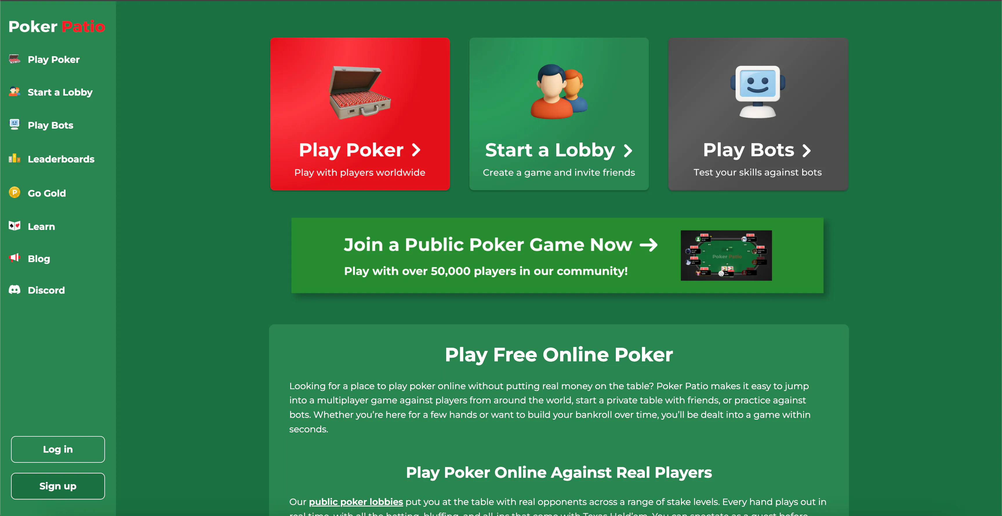 Poker Patio - Play Free Poker gallery image