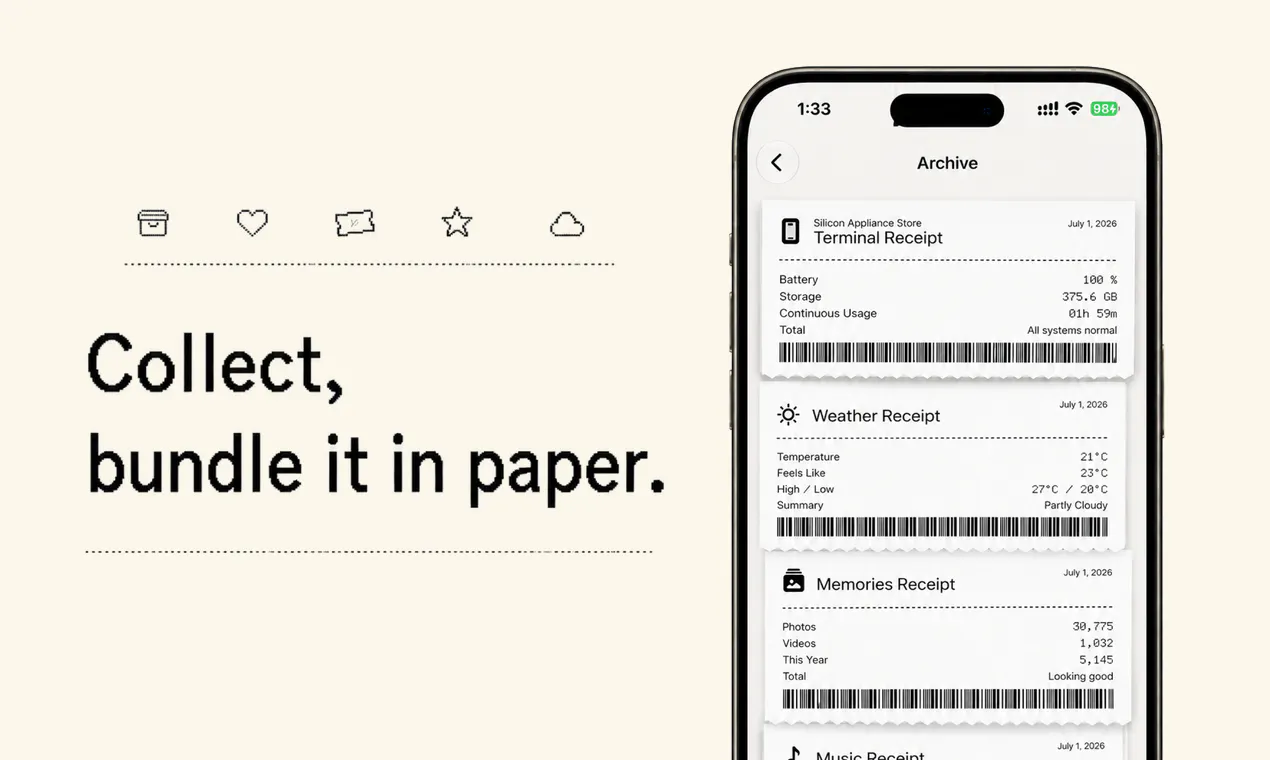 YOU Receipt gallery image