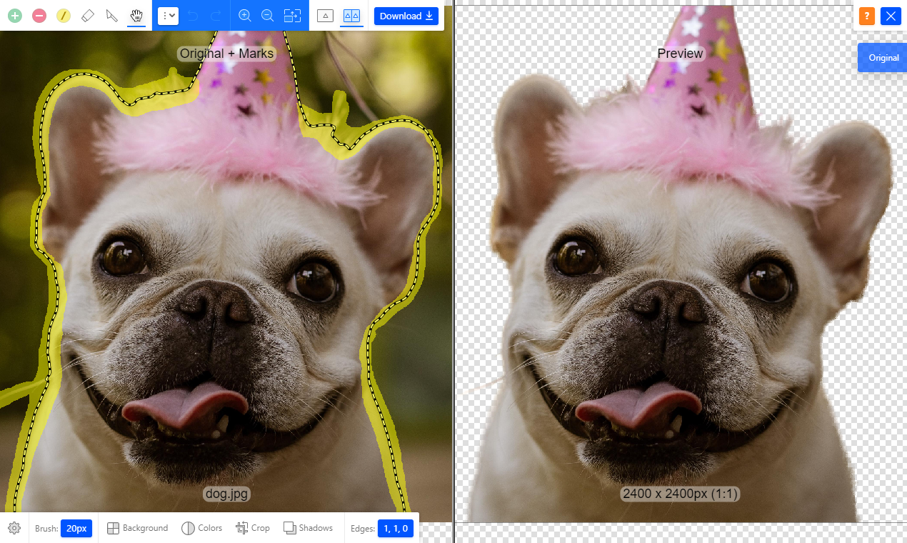 ClippingMagic gallery image