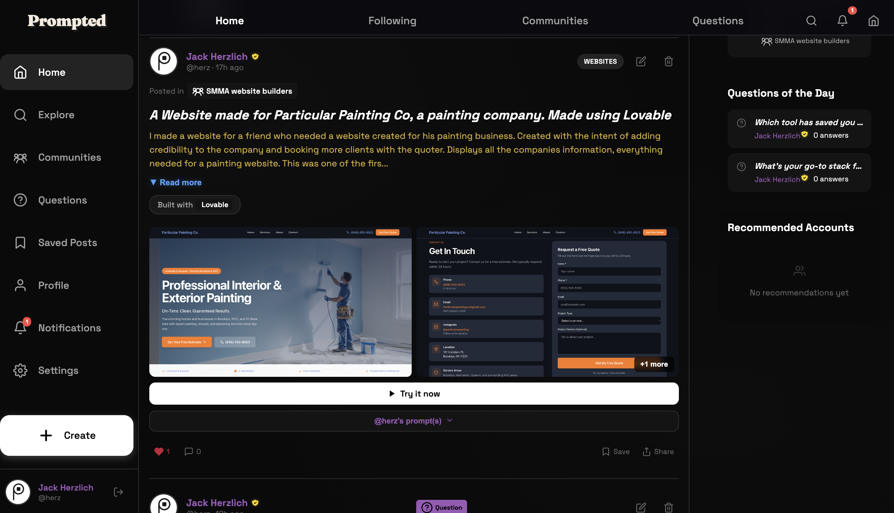 Prompted gallery image