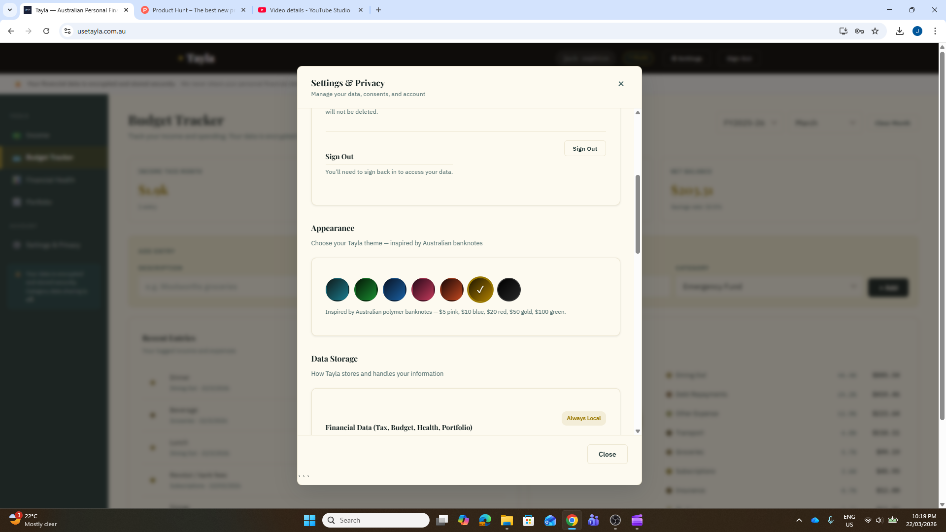 Tayla — Australian Personal Finance gallery image