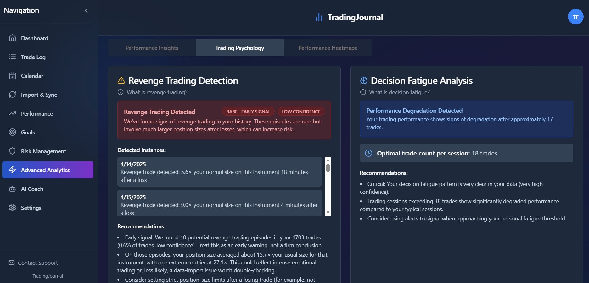TradingJournal gallery image