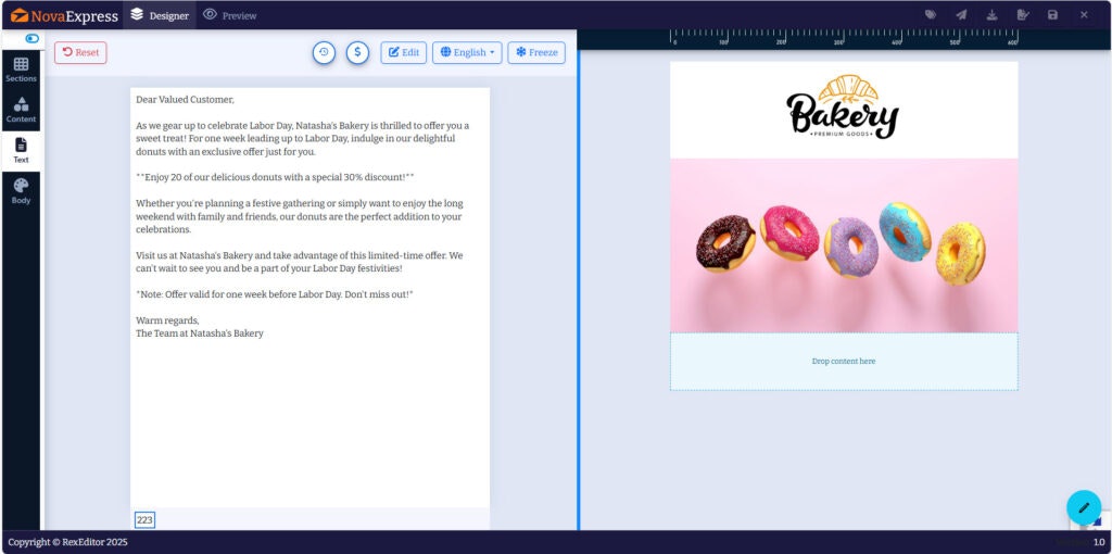 NovaExpress.ai - Scrivi, progetta e invia e-mail con l'intelligenza artificiale, senza bisogno di codice media 5