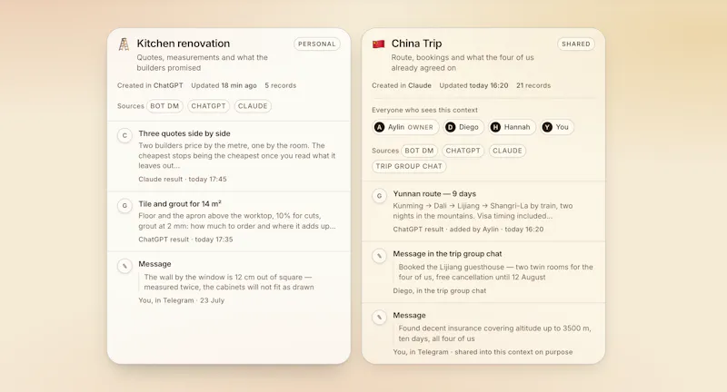 Contexter screenshot 2