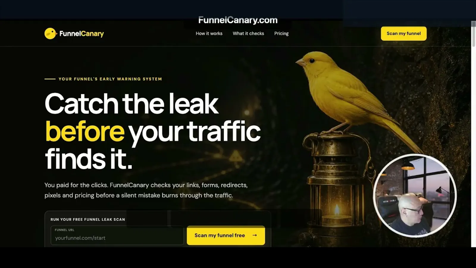 FunnelCanary screenshot 1 (video preview)