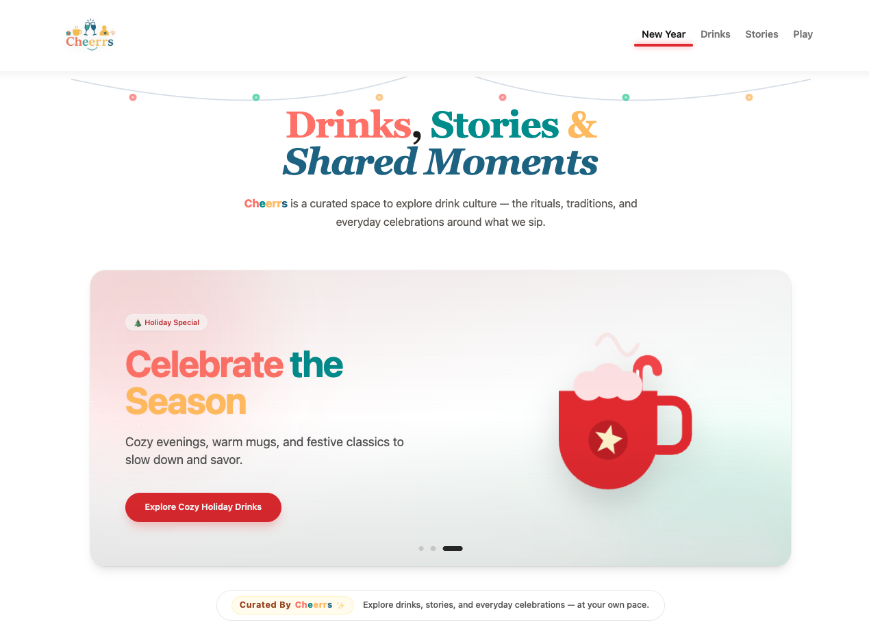 Cheerrs- Drinks,Stories & Shared Moments gallery image