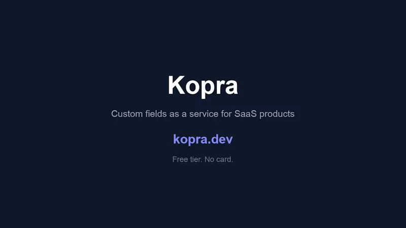 Kopra screenshot 1 (video preview)