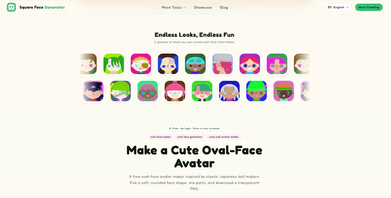 Square Face Generator screenshot 2