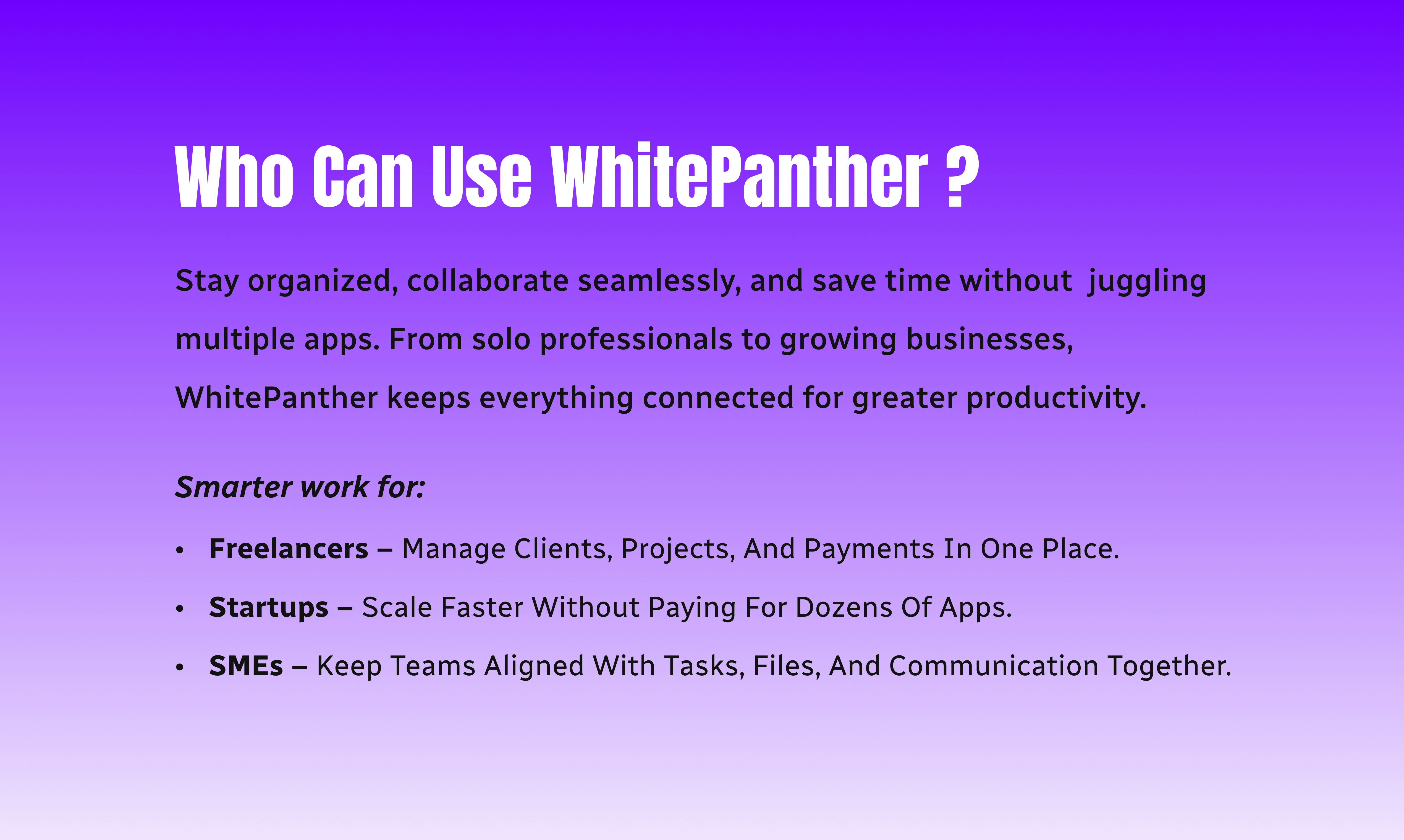 Whitepanther (Beta Waitlist) -  #1 AI Powered All-in-One Workspace  미디어 4
