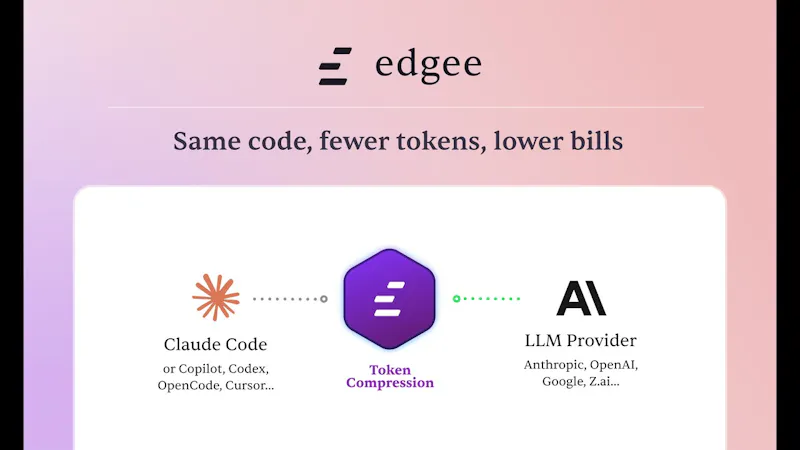 Edgee Claude Code Compressor V2 screenshot 1 (video preview)