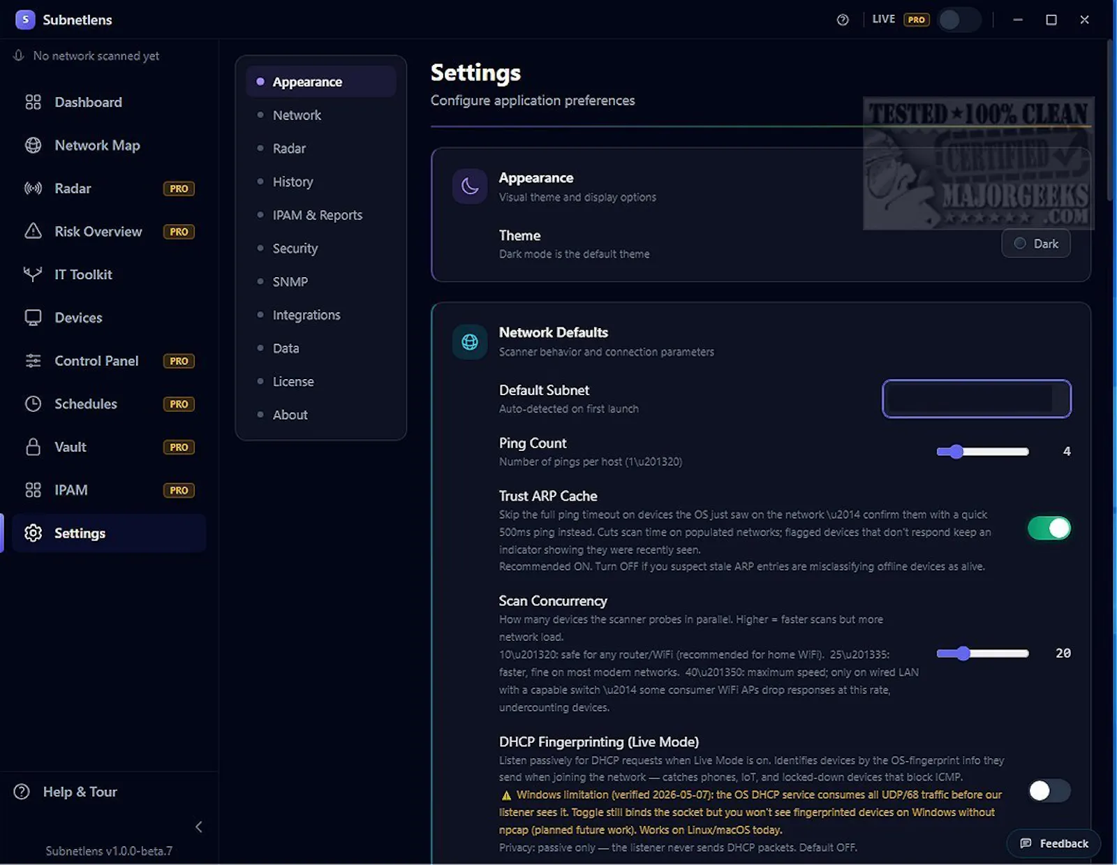 Subnetlens - Network Scanner for Windows screenshot 5