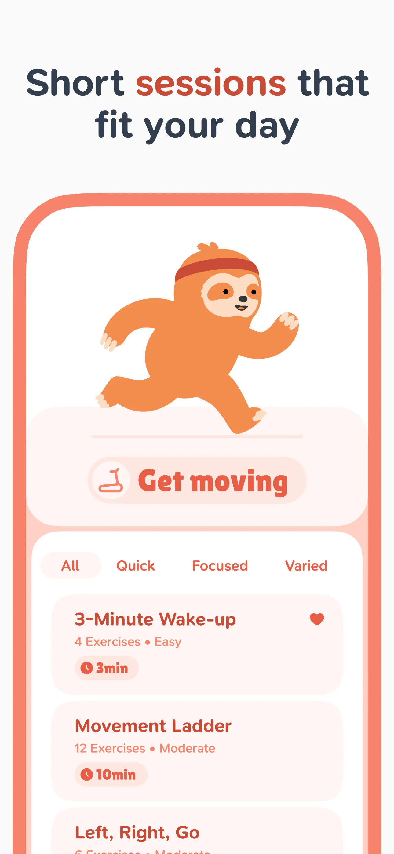 SlothUp screenshot