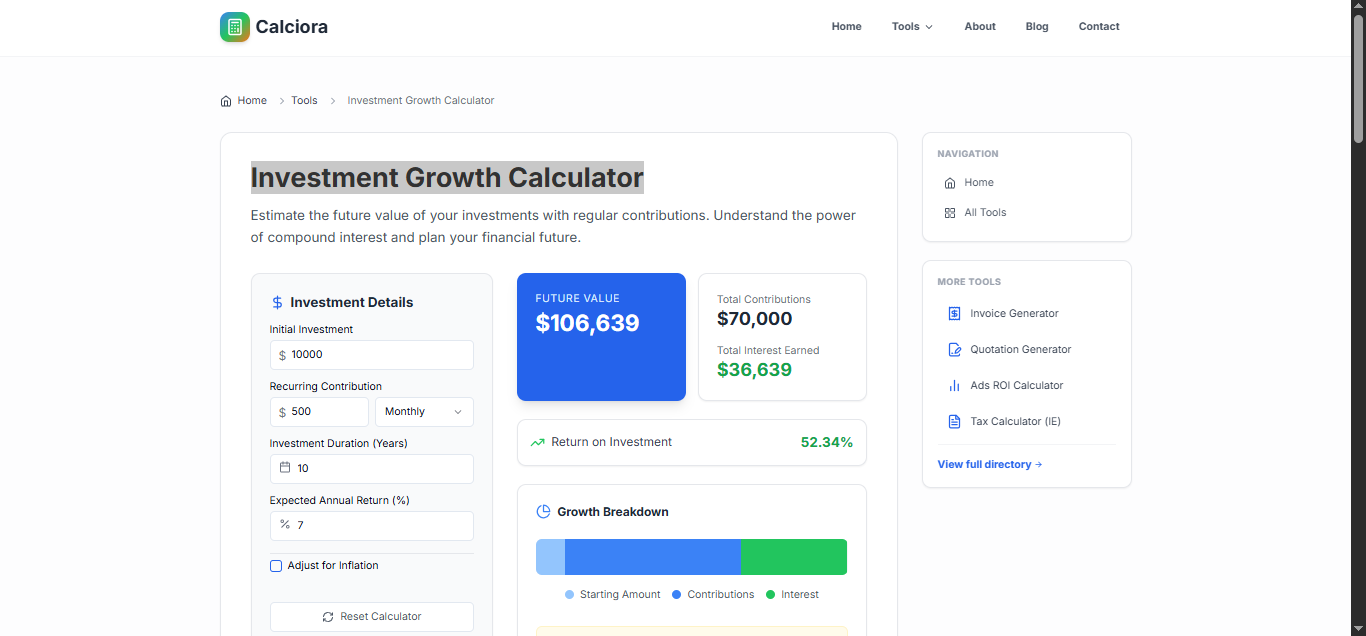 Calciora - Product Hunt launch logo and brand identity