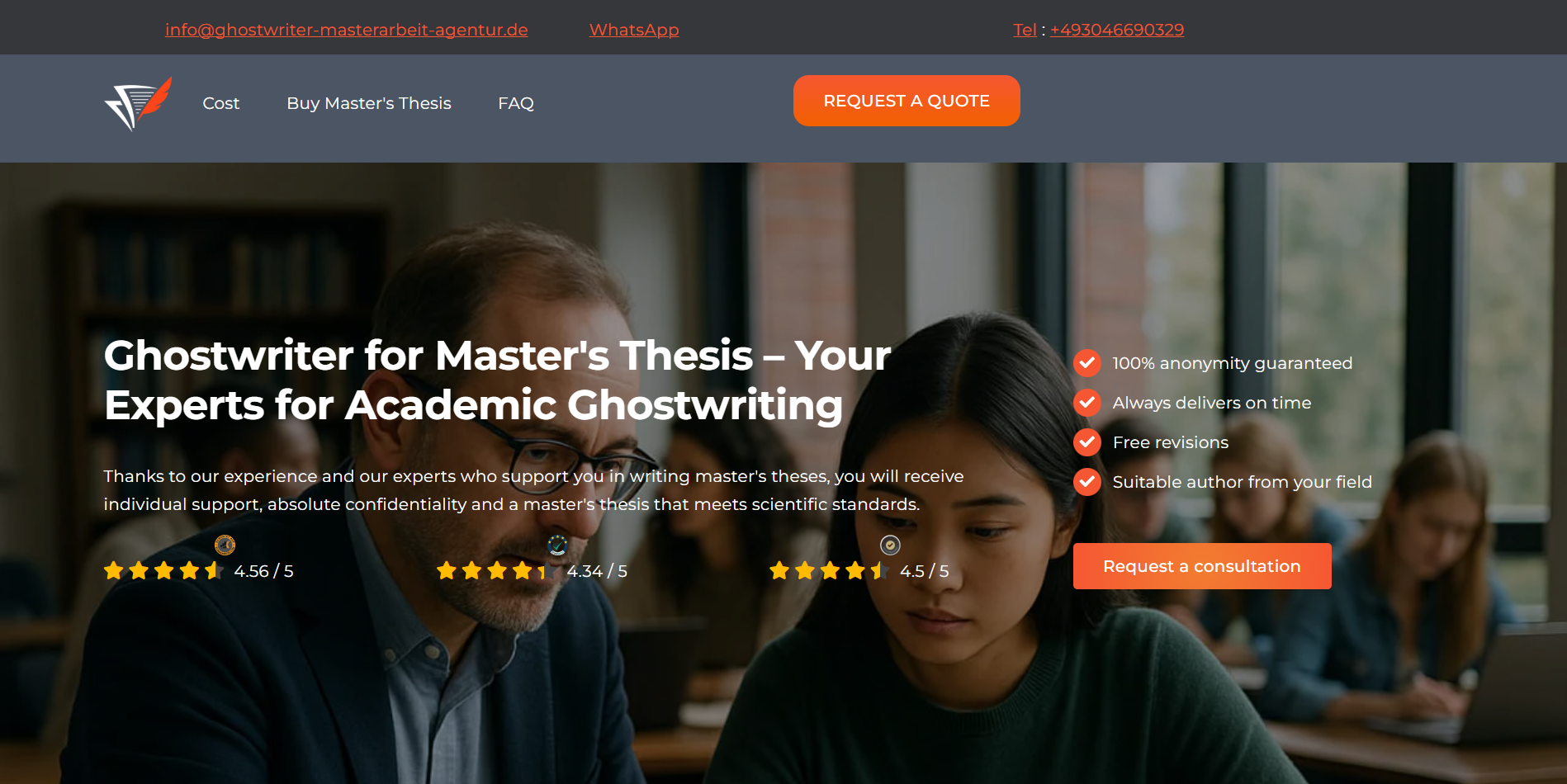 Ghostwriter Masterarbeit Agentur gallery image