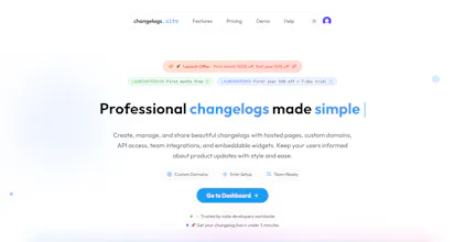 Changelogs.site gallery image