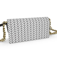 Leather Kenway Evening Bag