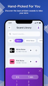 White Noise Plus Sleep Focus - Screenshot 4 showing product features and functionality