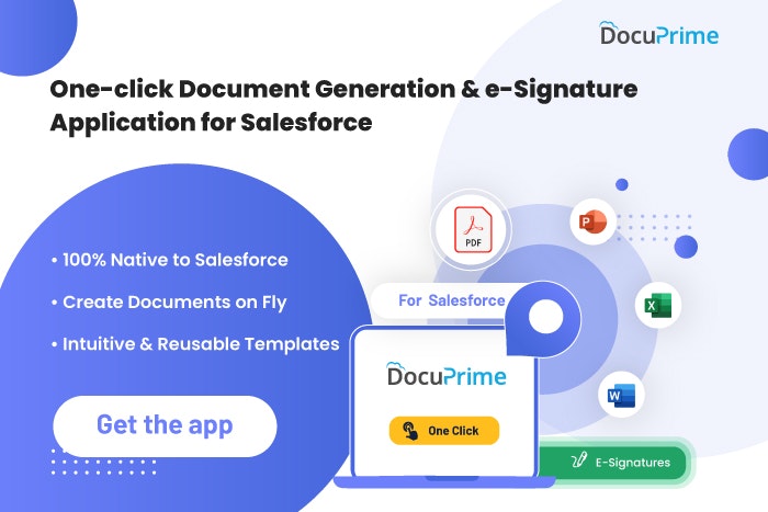 Docuprime - Salesforce için yeniden kullanılabilir yerel belge üretimi medya 1