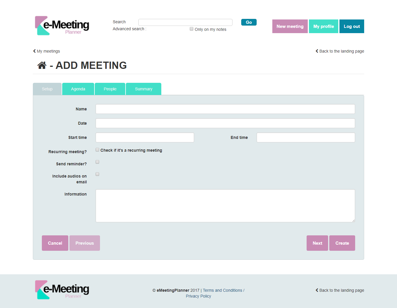 e-Meeting-Planner gallery image