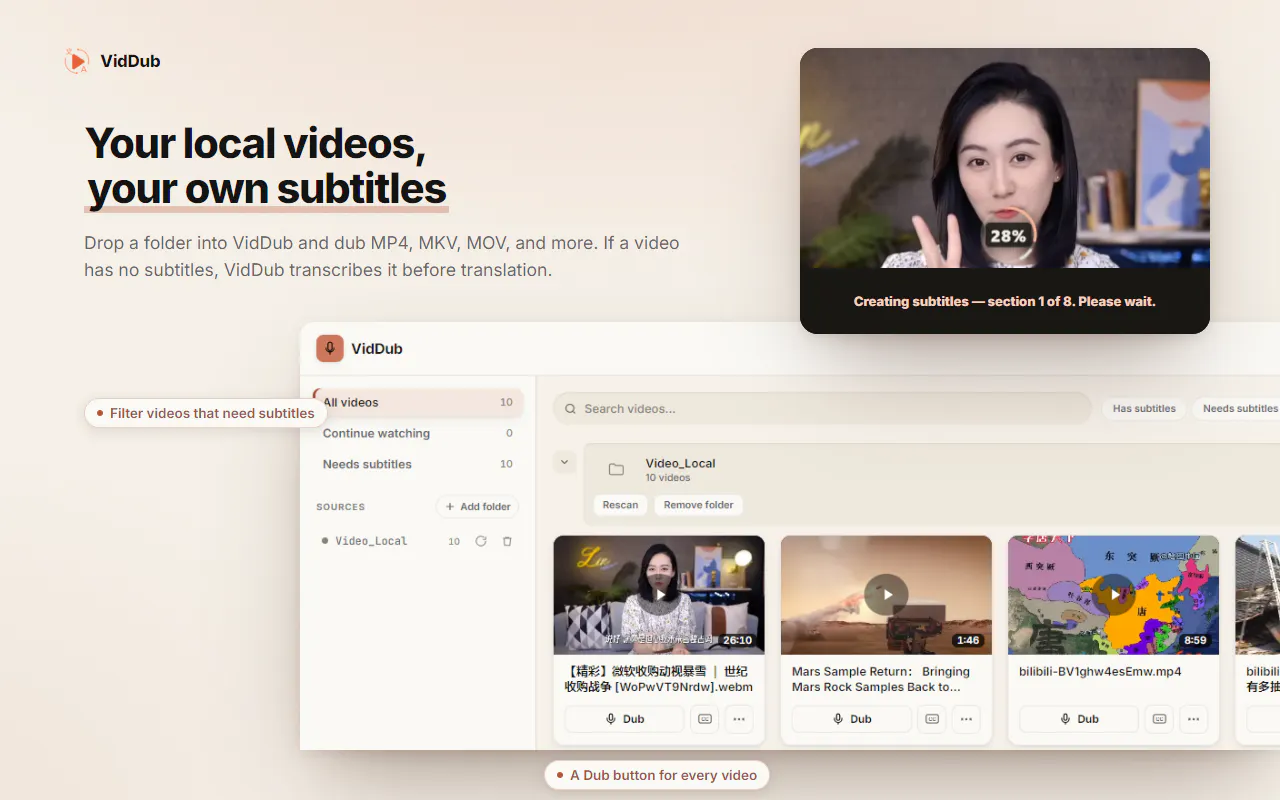 VidDub gallery image