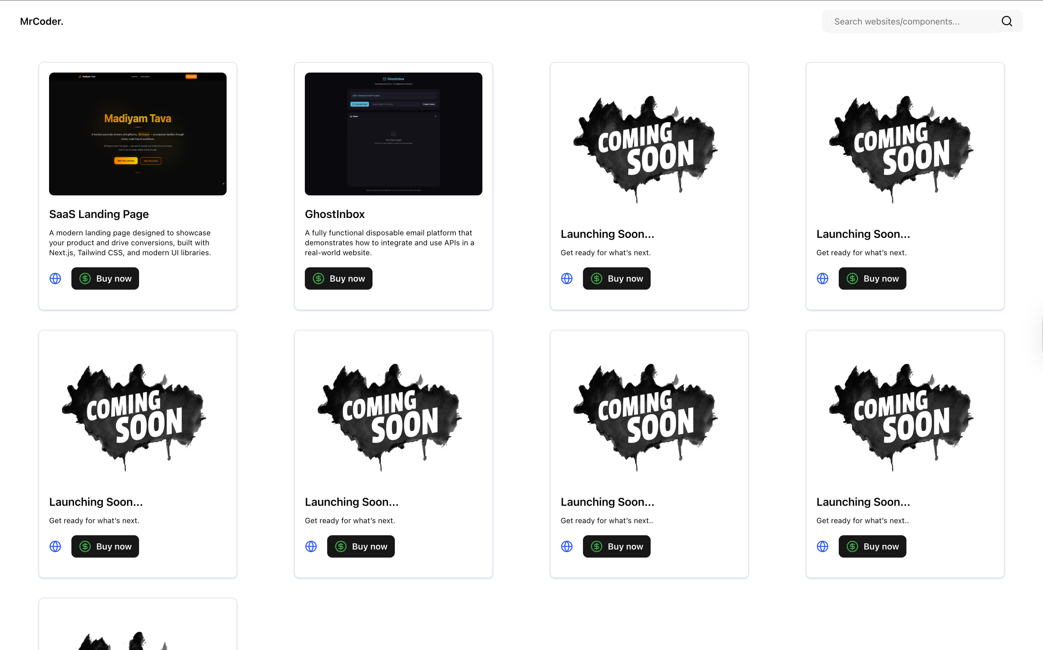 MrCoder Buy - Main product screenshot demonstrating key features and user interface
